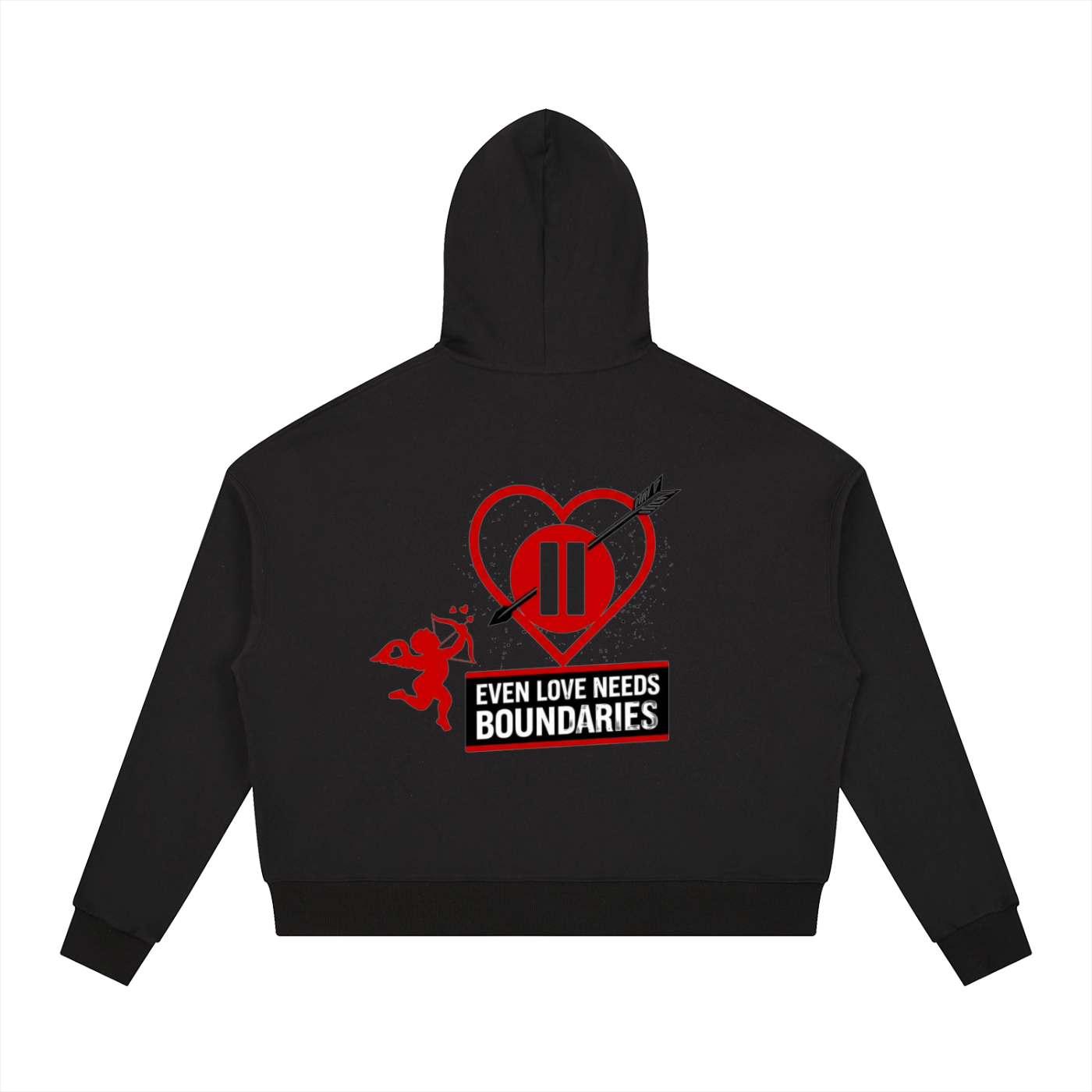Contrast Drawstring Hoodie