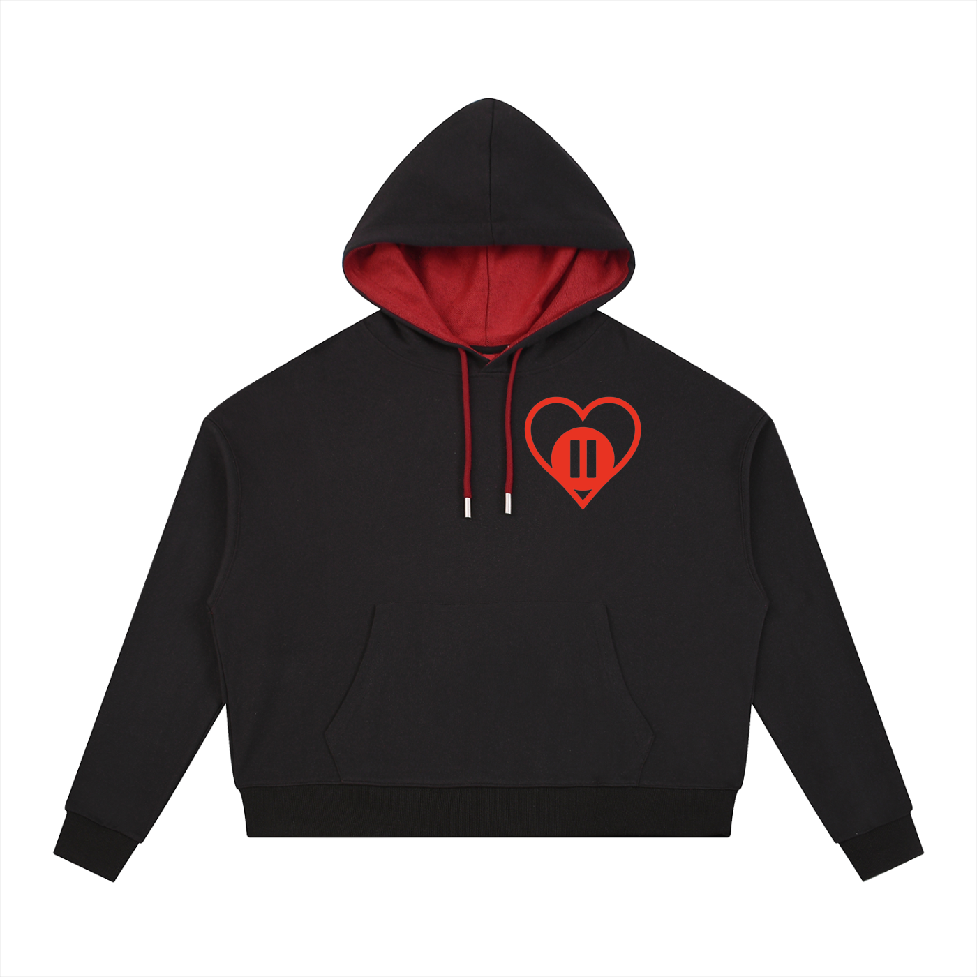 Contrast Drawstring Hoodie