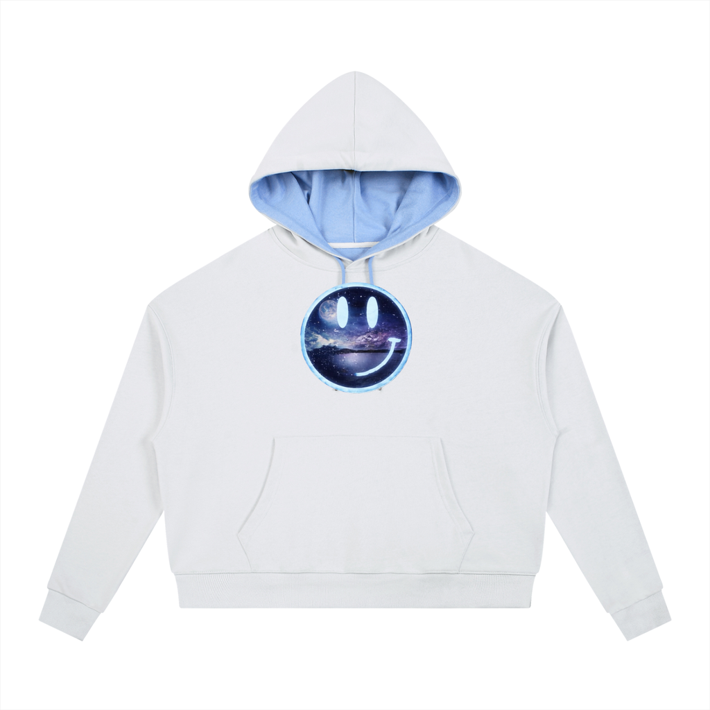 Contrast Drawstring Hoodie