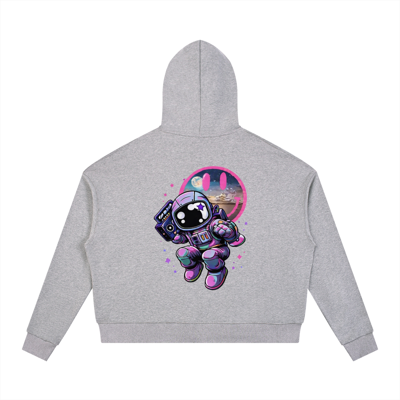 Contrast Drawstring Hoodie